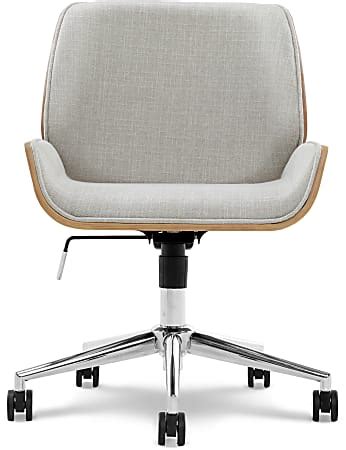 carson carrington vik bentwood metal/fabric task chair|Elle Decor Ophelia Home Office Desk Chair, Mid Century Modern .